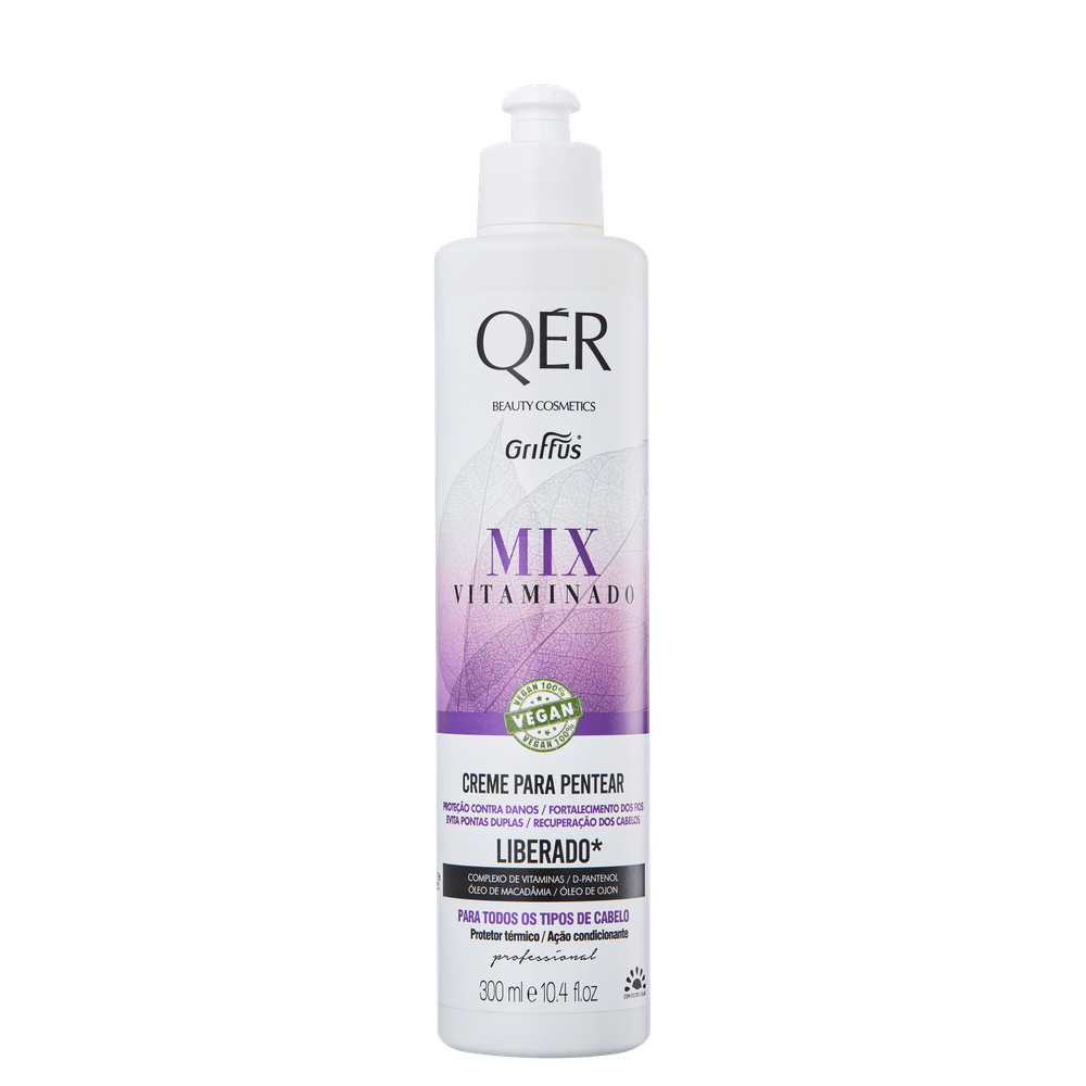 Griffus QÉR Beauty Cosmetics Vitaminado - Creme Para Pentear 300ml