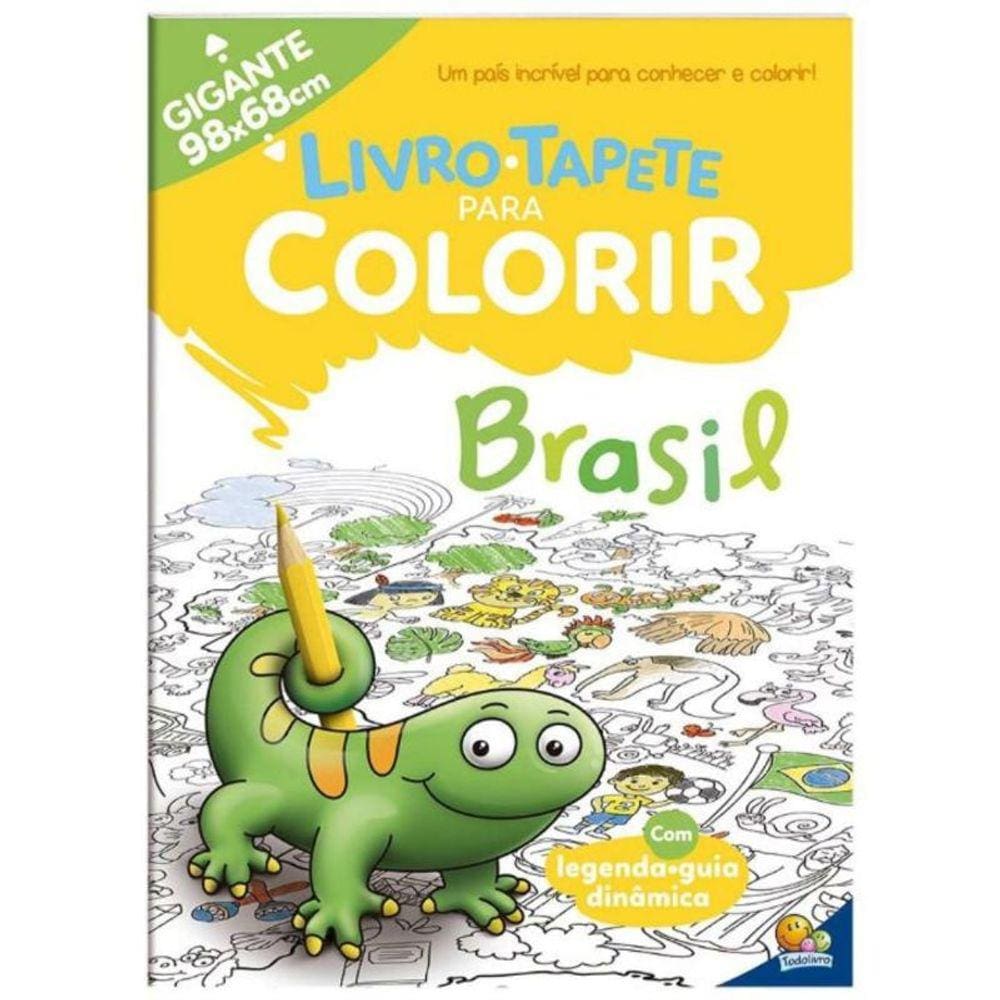 Livro-Tapete Para Colorir: Brasil