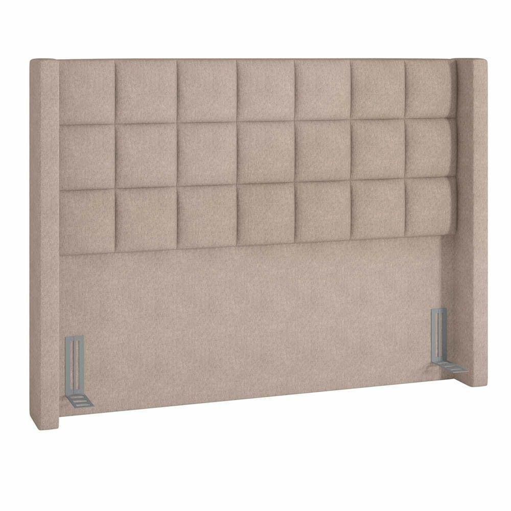 Cabeceira Cama Box Casal 140Cm Pisa P02 Linho Areia