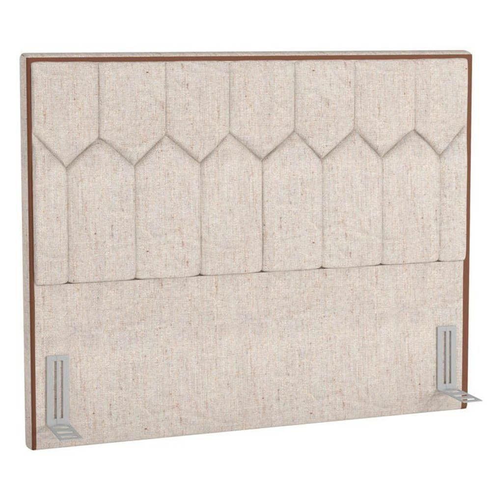 Cabeceira Cama Box Casal 140Cm Órion P02 Linho Cru