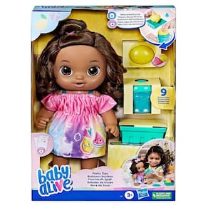 Boneca Baby Alive Hora do Suco Morena F7357 - Hasbro