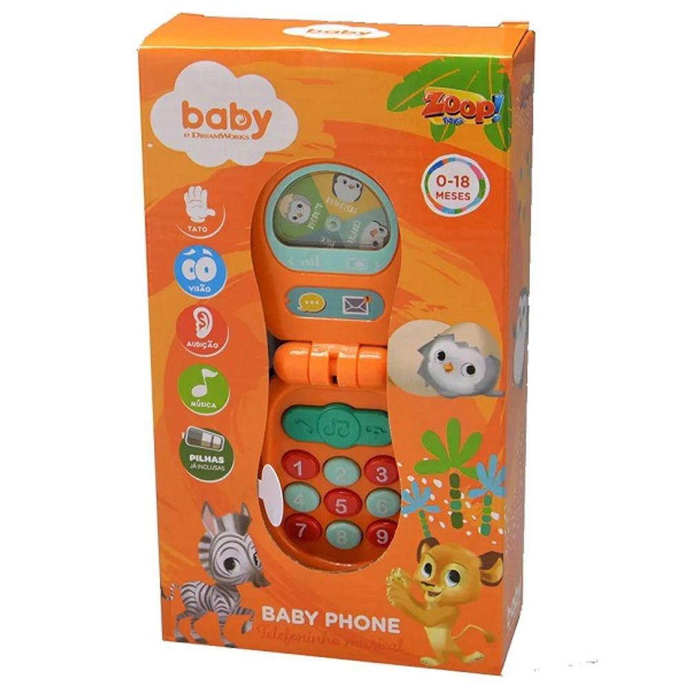 Celular Musical Infantil Zoop TOYS DW00010