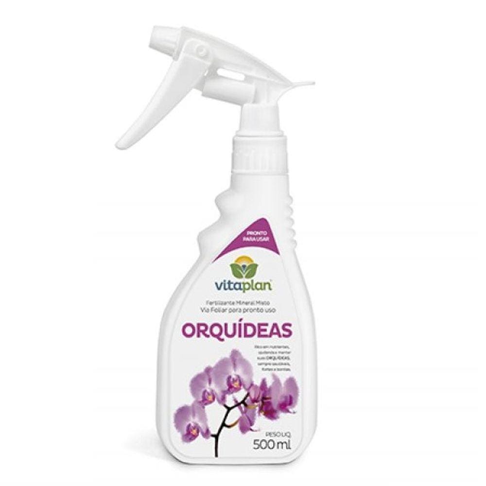 Fertilizante Foliar Orquideas Pronto para USO 500ML Vitaplan