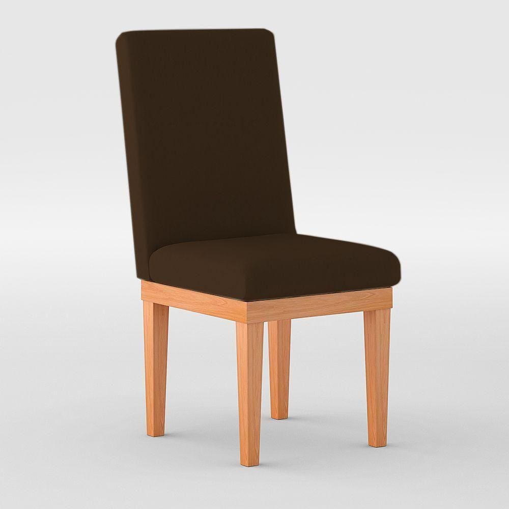 Cadeira Estofada Para Mesa De Jantar marrom