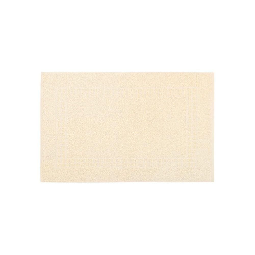 Toalha de Piso 40x63cm 100% Algodão Pérola