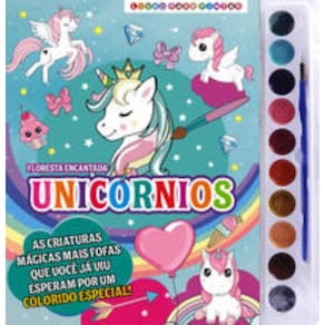 Floresta Encantada Livro para Pintar com Aquarela