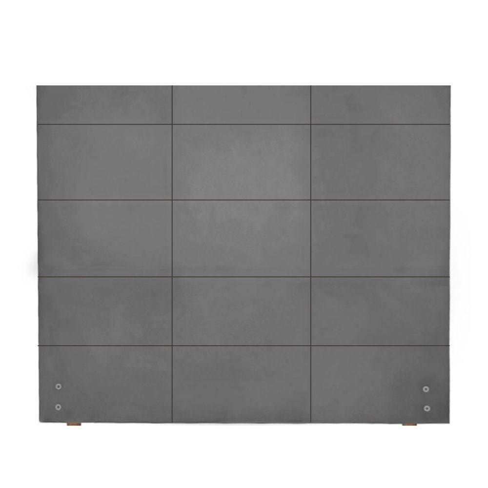 Cabeceira Larissa De 1 Mt Para Colchão Solteiro Grafite