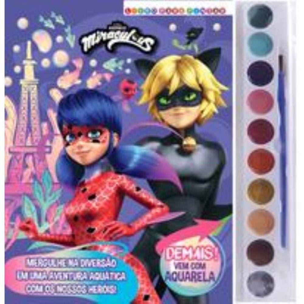 Ladybug Livro para Pintar com Aquarela