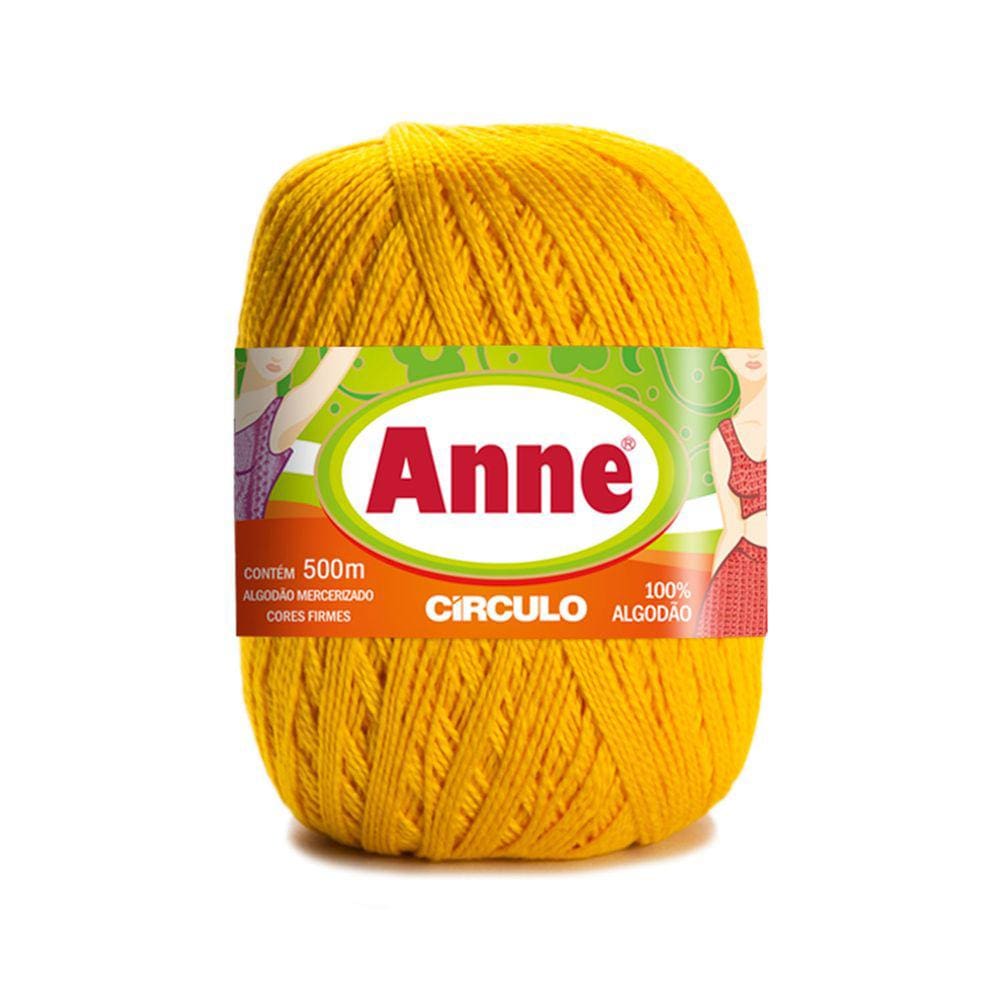 Linha Anne 500m Nº4/2 1289 Amarelo Canário