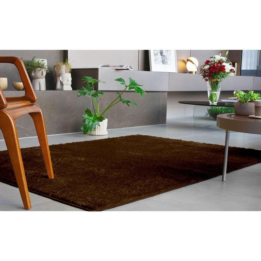 Tapete Antiderrapante Silky Light 1,00x 1,50 Chocolate
