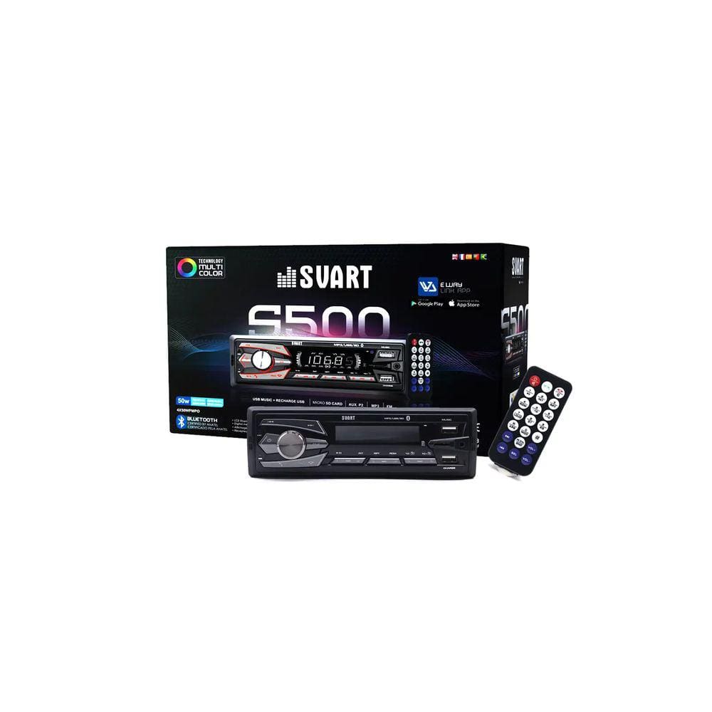 Radio Mp3 Bluetooth S500 Svart