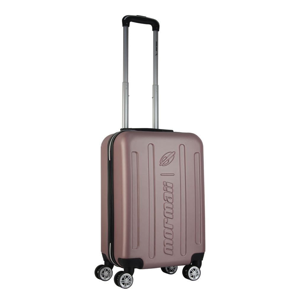 Mala de Bordo Abs para Viagem Mormaii Mor-1541 Cadeado Integrado Rodas Duplas Giro 360 Rosê