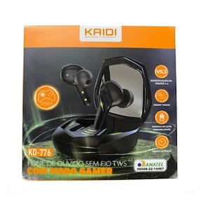 Fone de Ouvido Bluetooth Sem Fio - KAIDI KD-776 (GAMER)