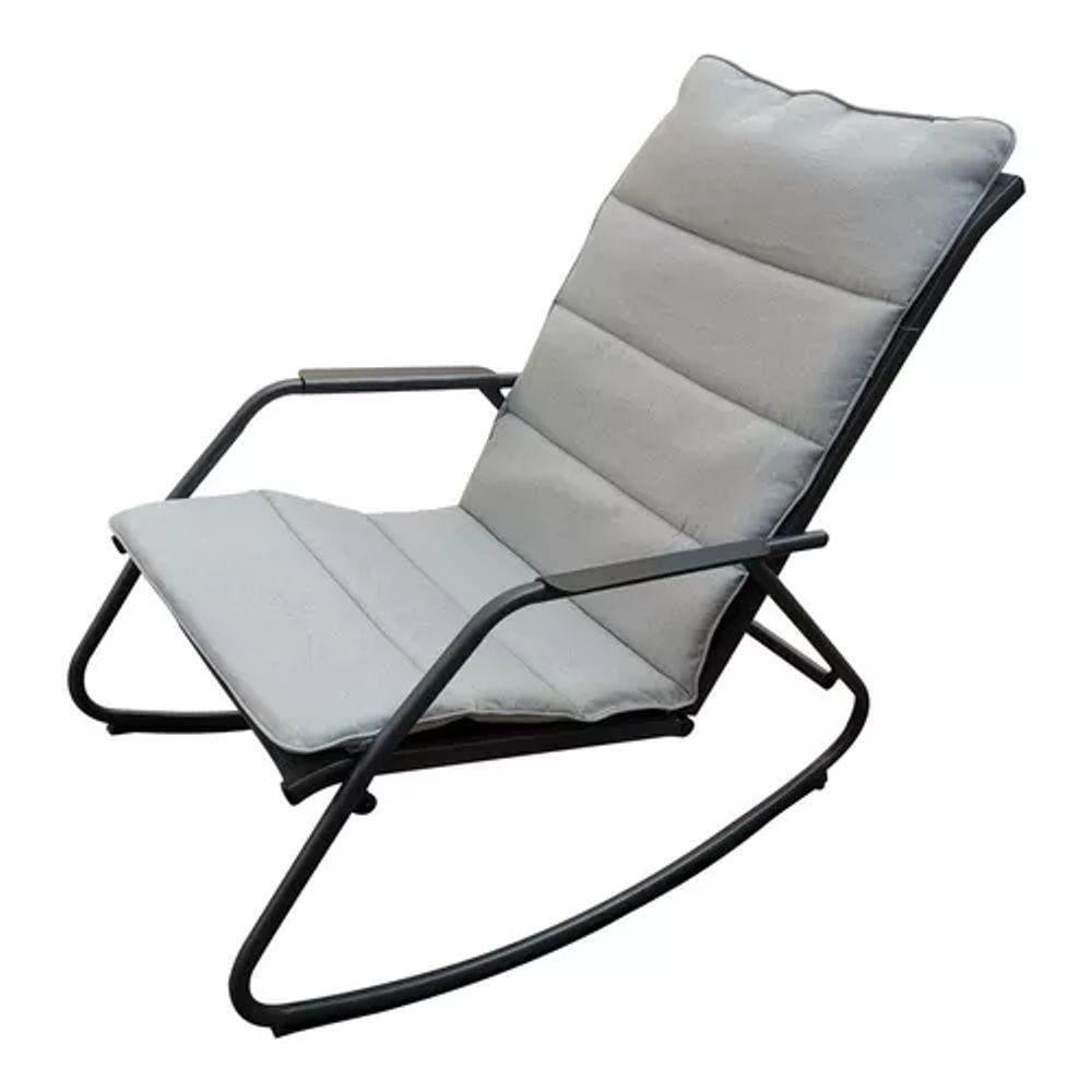 Cadeira De Balanço Jardim Premium 90x61cm Aço Até 160kg