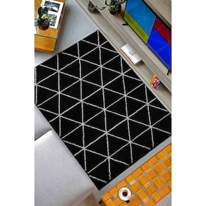 Tapete Sala Quarto Art 1,50 X 2,00 Preto Des 11 Antider