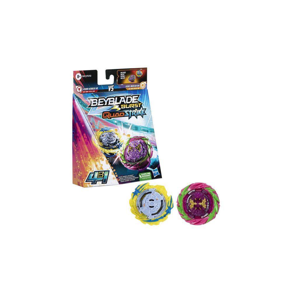 Pião Beyblade Burst QuadStrike - 1 pião e instruções - Xiphoid