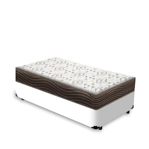Cama Box + Colchão de Solteiro Ortobom D45 Iso 150 88x188x53cm