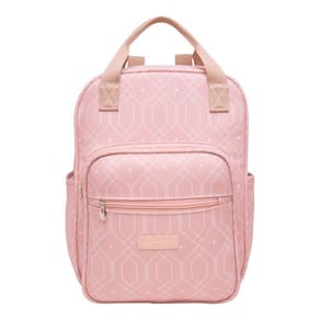 Mochila Maternidade Térmica Pirulitando Felicidade Rosa