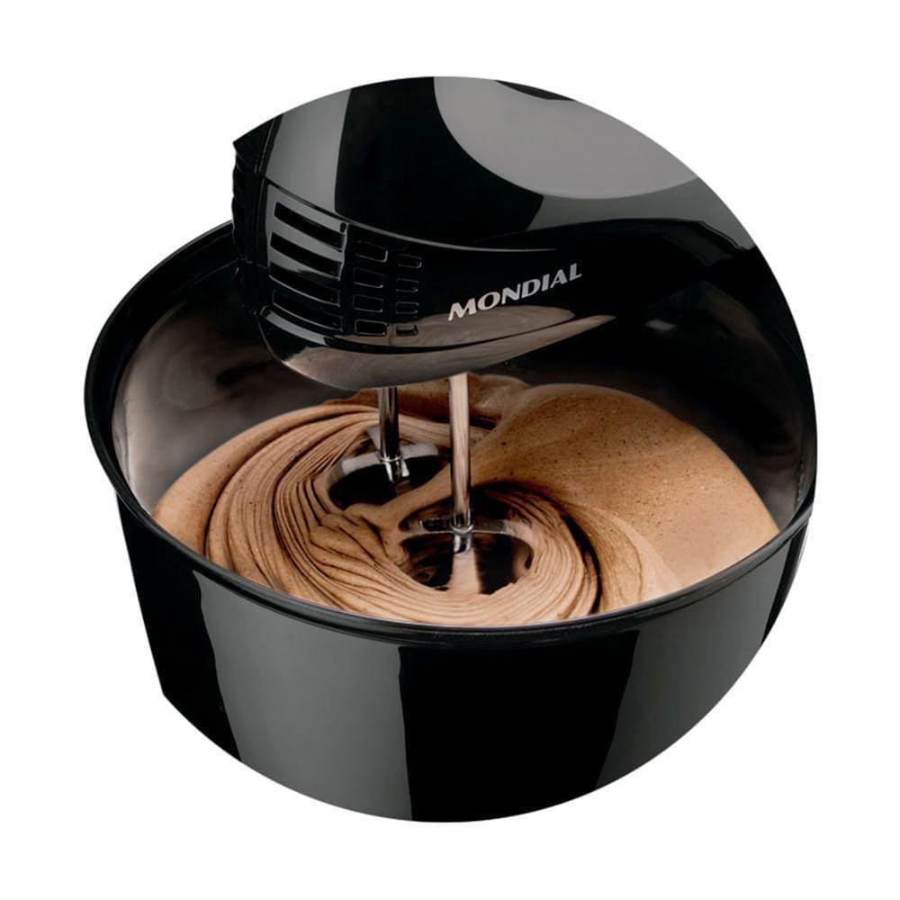 Batedeira Mondial B-04 Np Batedeira-127v-preto/inox