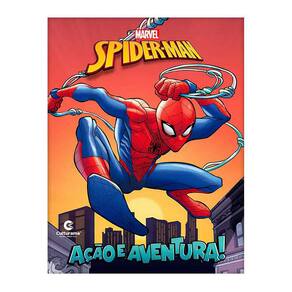 Livro infantil colorir CULTURAMA homem aranha 500 adesivos