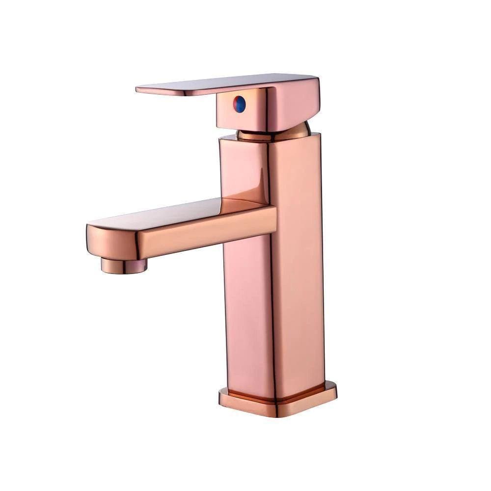 Torneira Para Banheiro Baixa com Misturador Monocomando Rose de Bancada Belcca TBMR-03