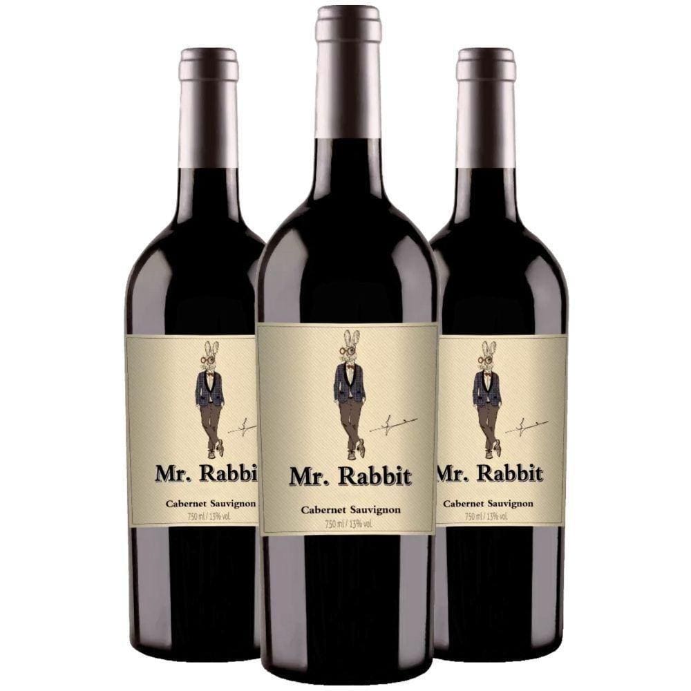 Vinho Tinto Mr. Rabbit Cabernet Sauvignon 750Ml (3 Unidades)
