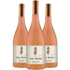 Vinho Rosé Pink Rabbit 750Ml (3 Unidades)