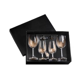 Kit Degustação Completo 4 Taças Cristal Vinho Elegante Luxo