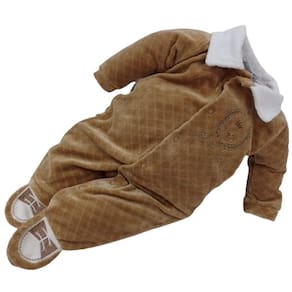 Macacão Bebê Menino Plush Luxo Zafielo Inverno Enxoval 532