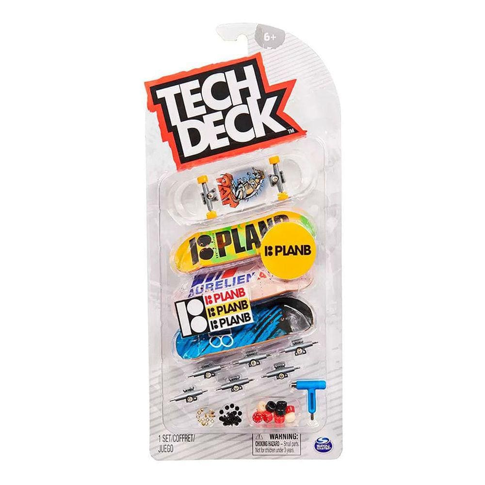 Skate de Dedo Tech Deck - Pack com 4 - Multikids - MP Brinquedos