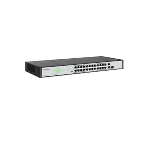 Switch 24 Portas Fast Ethernet PoE +2 portas Gigabit e 1 porta SFP combo, 4760075, INTELBRAS