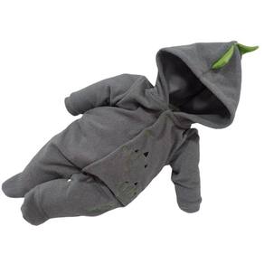 Macacão Soft Bebê Menino Zafielo Inverno Capuz Dino Ref 539