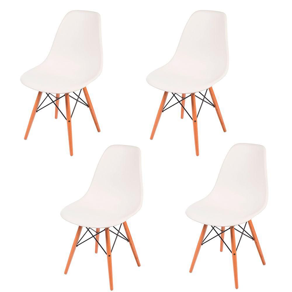 Kit 4 Cadeiras Eames Eifell 130PP