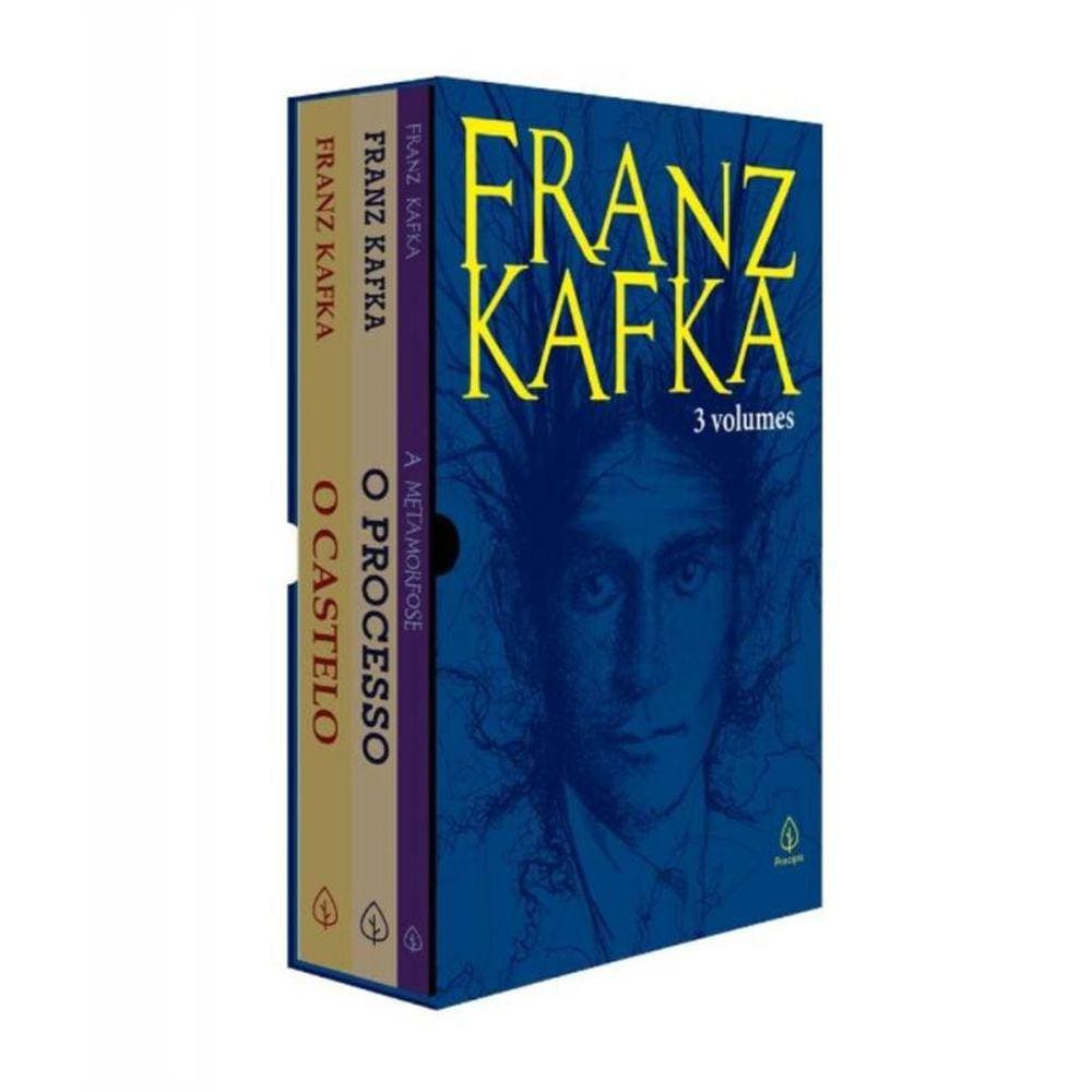 Box - Franz Kafka Com 3 Livros, Bloco De Anotações e Marcador De Páginas