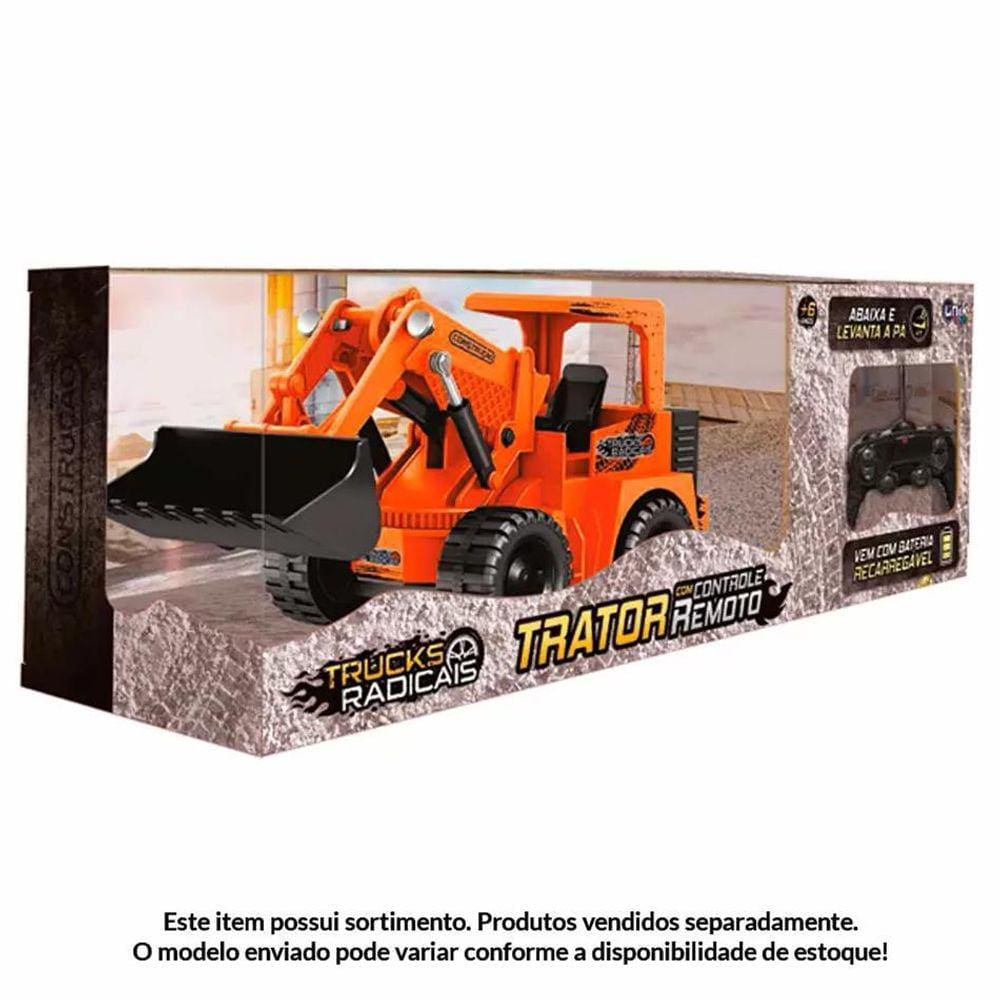Trator de Controle Remoto - Pá Carregadeira