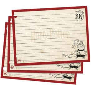 Refil ficha 90g/m² 2 furos fichário Harry Potter DAC