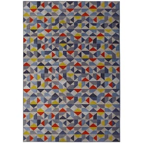 Tapete Sala School Caleidoscopio Rubi 2,50x3,50 São Carlos