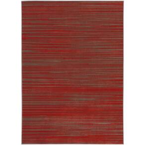Tapete Para Sala School Risca Vermelho 2,50x3,50 São Carlos
