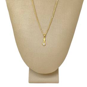 Pingente Banhado Ouro 18k Ponto Luz Infinito - P. Vecchio