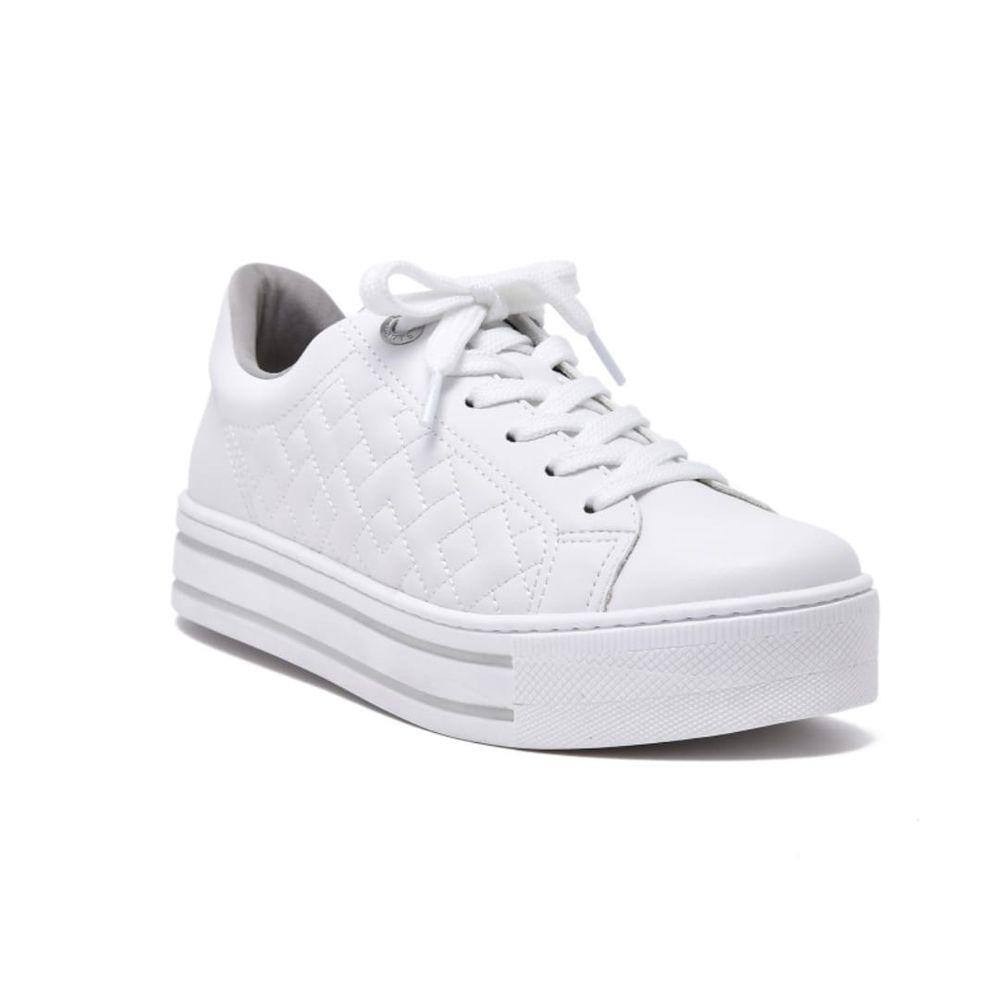 Tenis plataforma branco