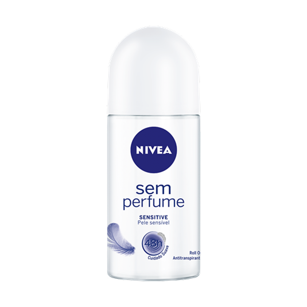 Desodorante Rollon Nivea Sensitive Sem Perfume 50ml