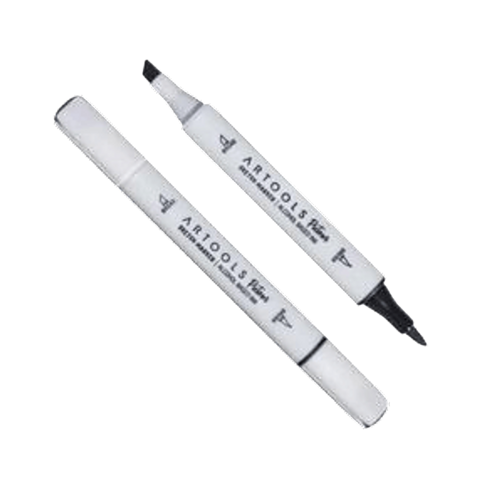 Caneta Marcador Pictom 1 unidade Preto Artools