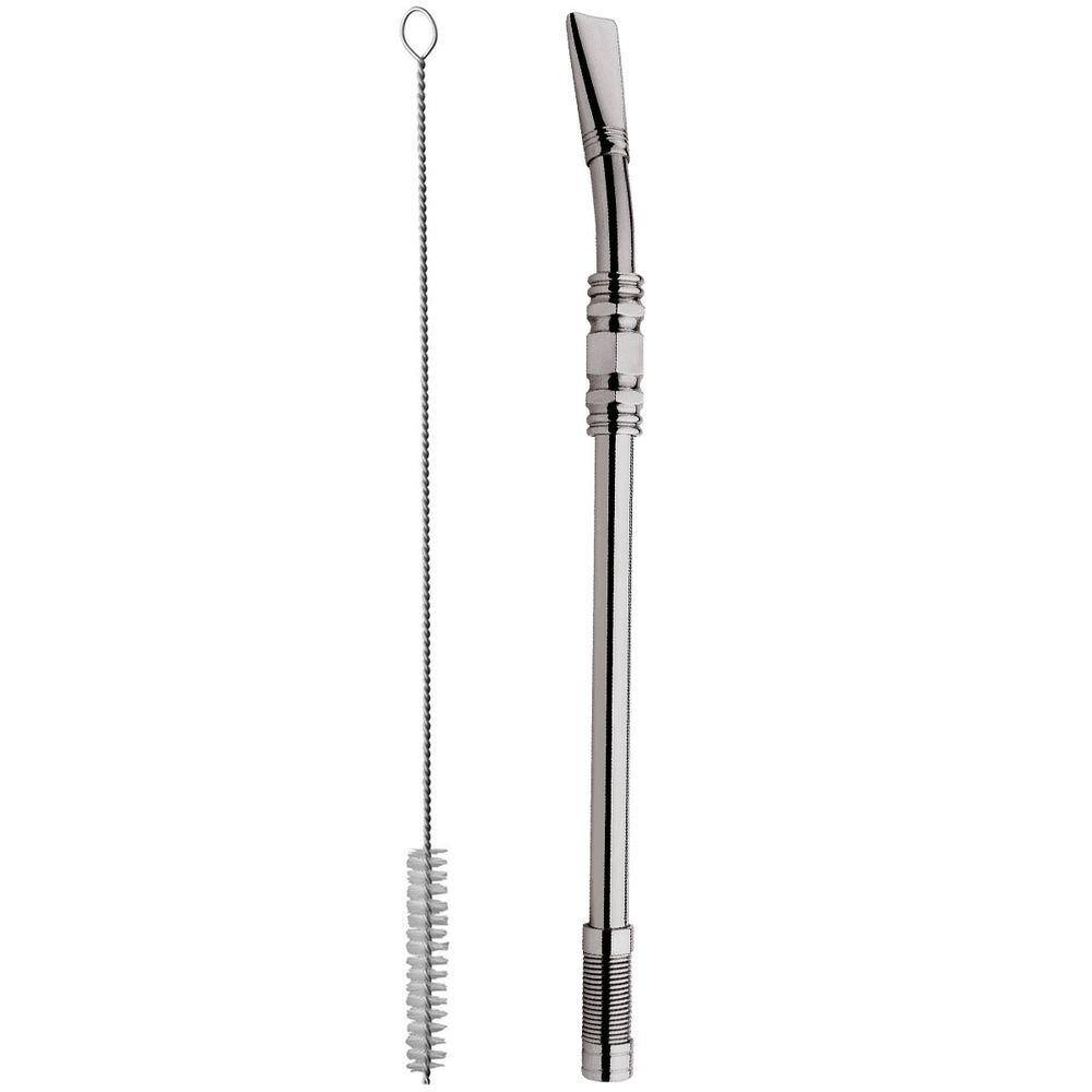 3 Bombas De 21cm Tererê Chimarrão Aço Inox Anel Bojo Mola