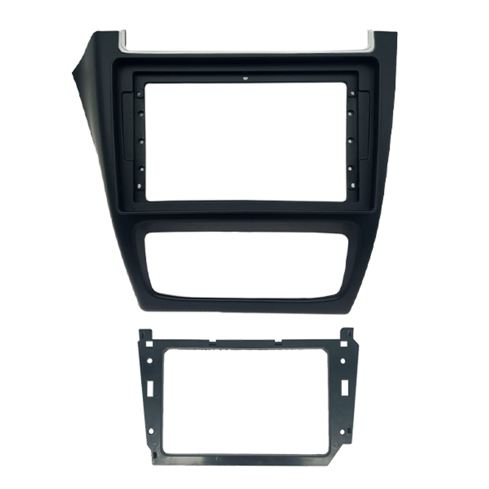 Moldura 9" Flutuante VW Fox, Spacefox, Spacecross, Crosfoss G3 - Preta