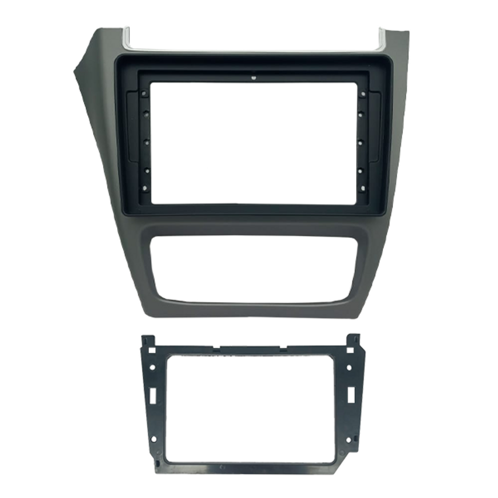Moldura 9" Flutuante VW Fox, Spacefox, Spacecross, Crosfoss G3 - Grafite