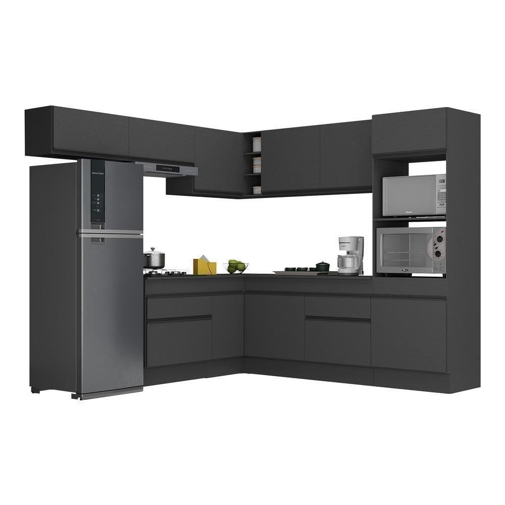 Armário De Cozinha Completa De Canto Multimóveis V2105