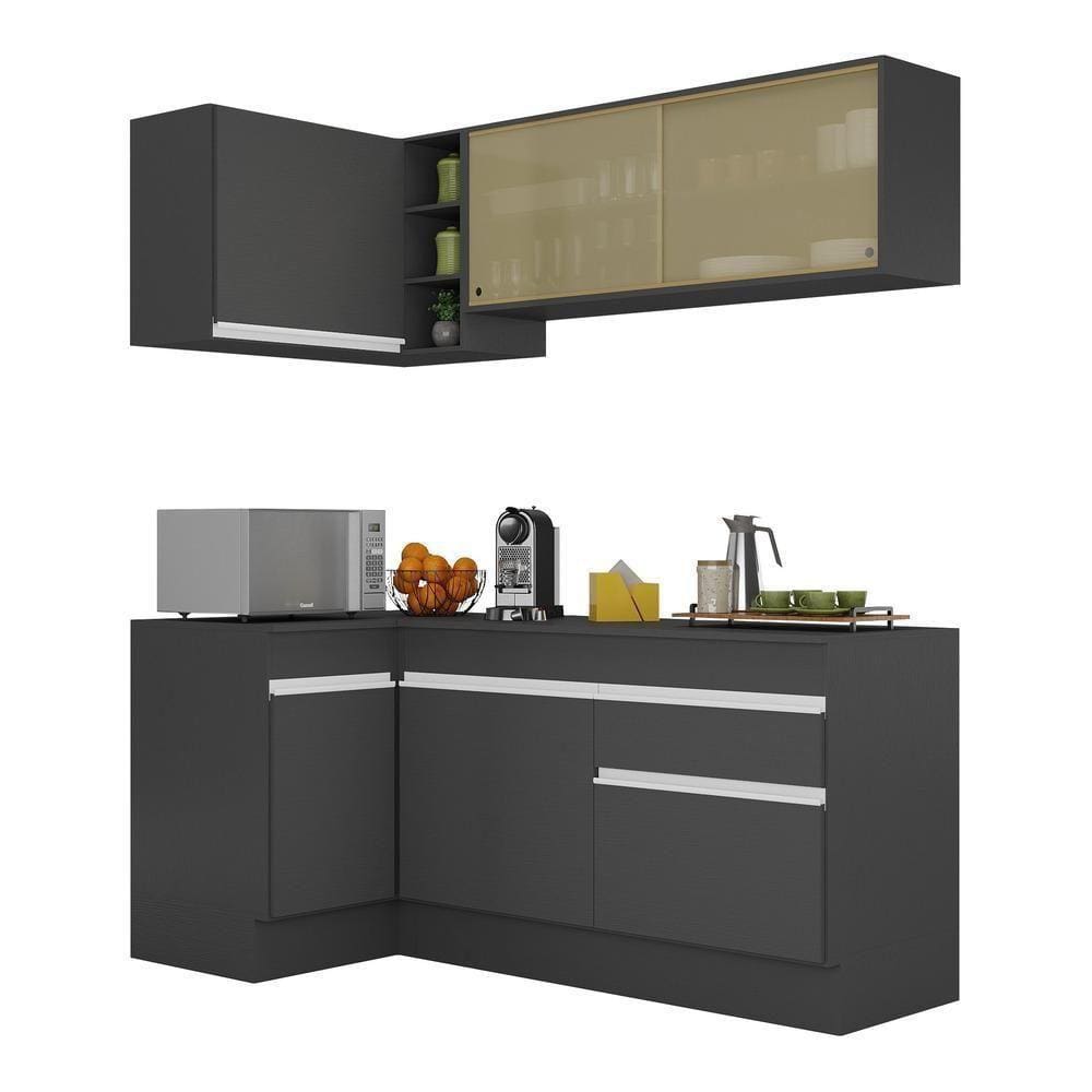 Armário De Cozinha Compacta De Canto V2091 Branco