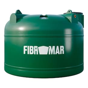Tanque 10.000 litros Verde Polietileno Fibromar