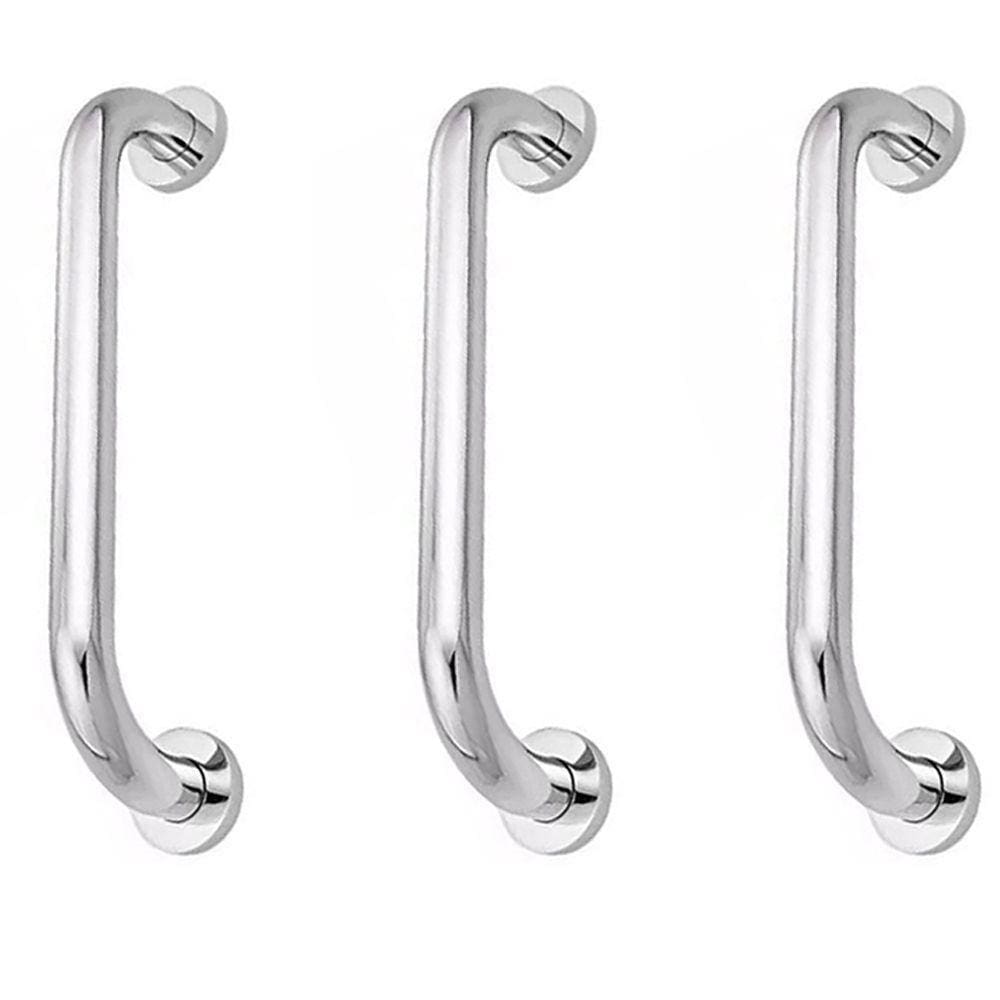 Alça De Apoio Kit3Uni Barra Inox Acessibilidade Banheiro