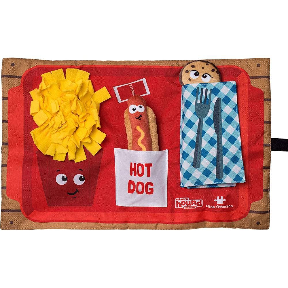 Tapete De Fuçar Nina Ottosson Activity Matz Fast Food Fun - Nível 2